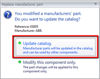 Replace Part Data - SOLIDWORKS Electrical