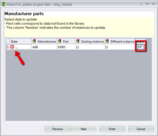 Replace Part Data - SOLIDWORKS Electrical