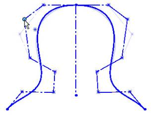 Bézier curve | Style Spline | SOLIDWORKS