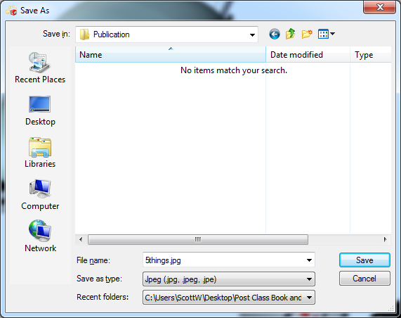 Publishing Images