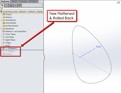 Advanced sweep feature