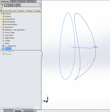 Advanced sweep feature