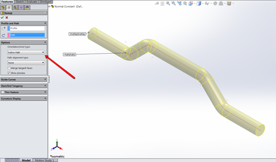 Advanced sweep feature