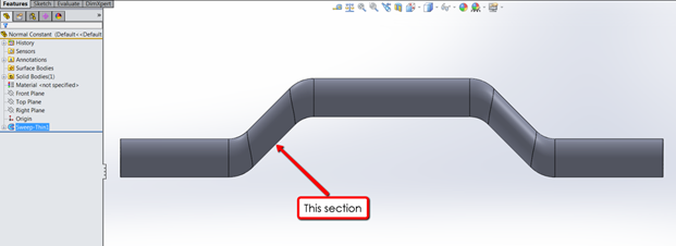Advanced sweep feature