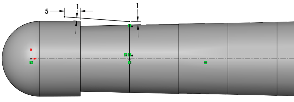 Finger Plate Sketch Showing Dimensions and Relations