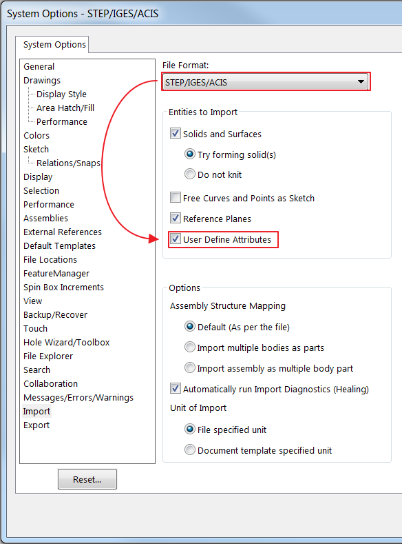 What’s New SOLIDWORKS 2018: 3D Interconnect Imports Custom Properties and Material