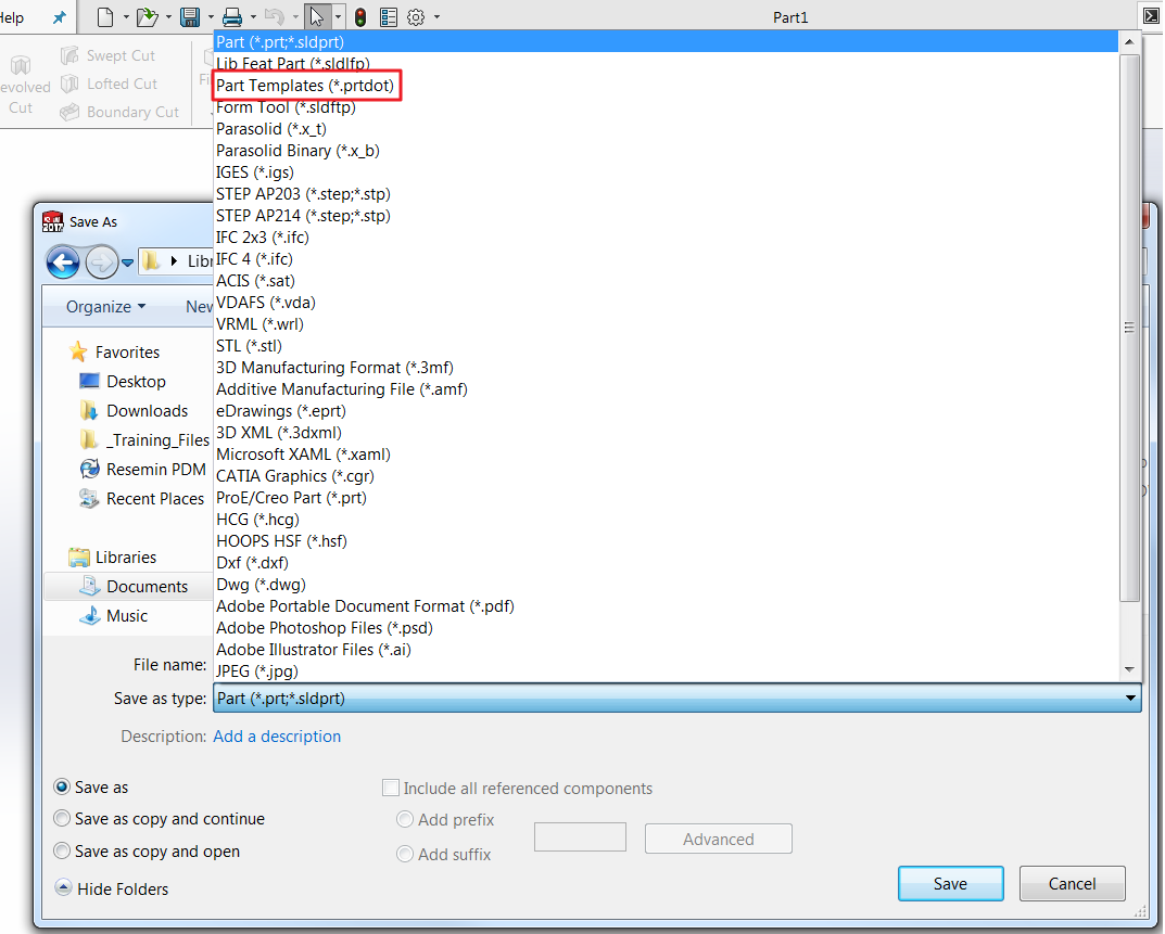 SOLIDWORKS: File Locations - Creating Custom Templates - Image 3