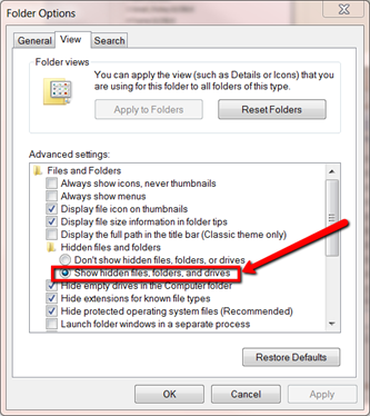 drawing template - folder options