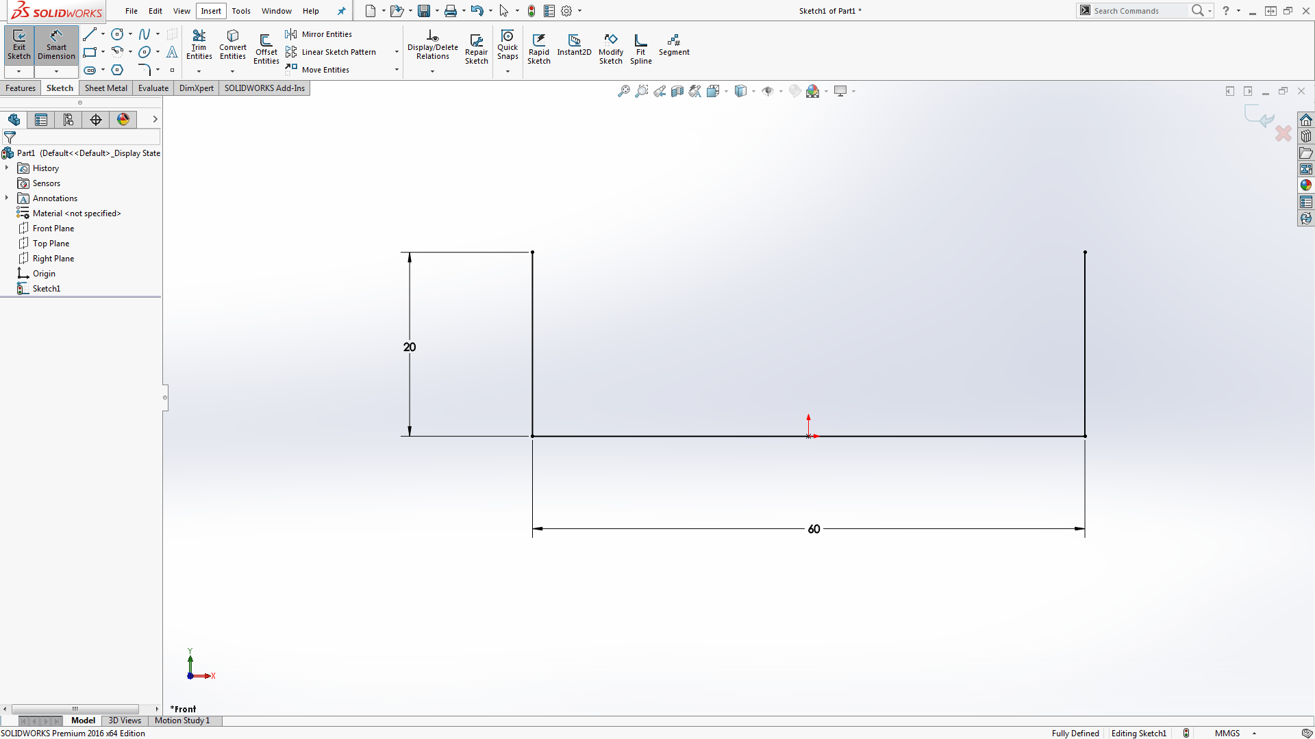 SOLIDWORKS-sheet-metal-part-sketch