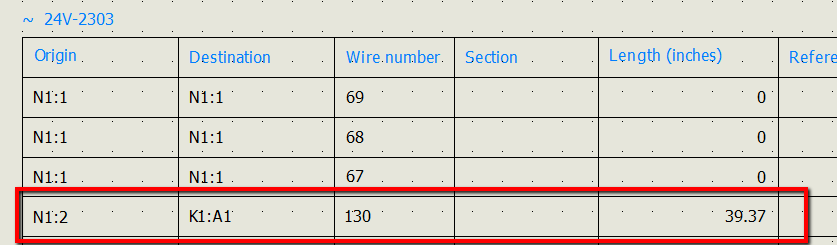 SOLIDWORKS Electrical: Manually Add Wire Lengths image011