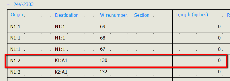 SOLIDWORKS Electrical: Manually Add Wire Lengths image003