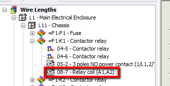 SOLIDWORKS Electrical: Manually Add Wire Lengths image004