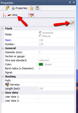 SOLIDWORKS Electrical: Manually Add Wire Lengths image009